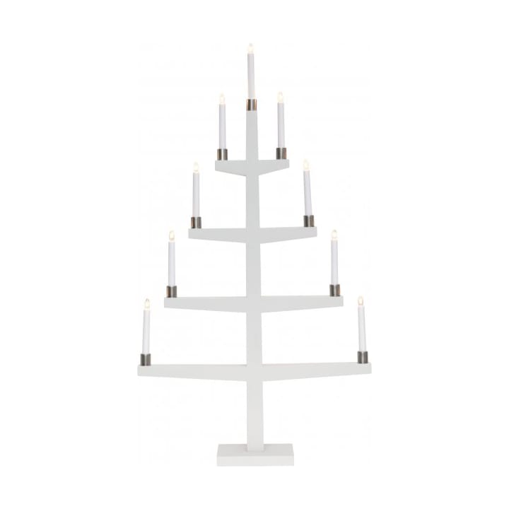 Tall ljusstake 61 cm, Vit Star Trading