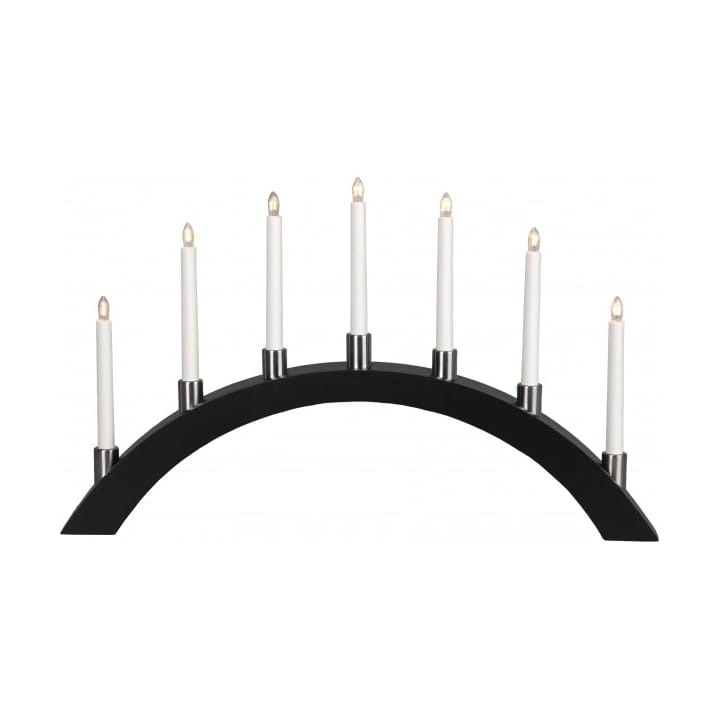 Tall ljusstake 67 cm, Svart Star Trading