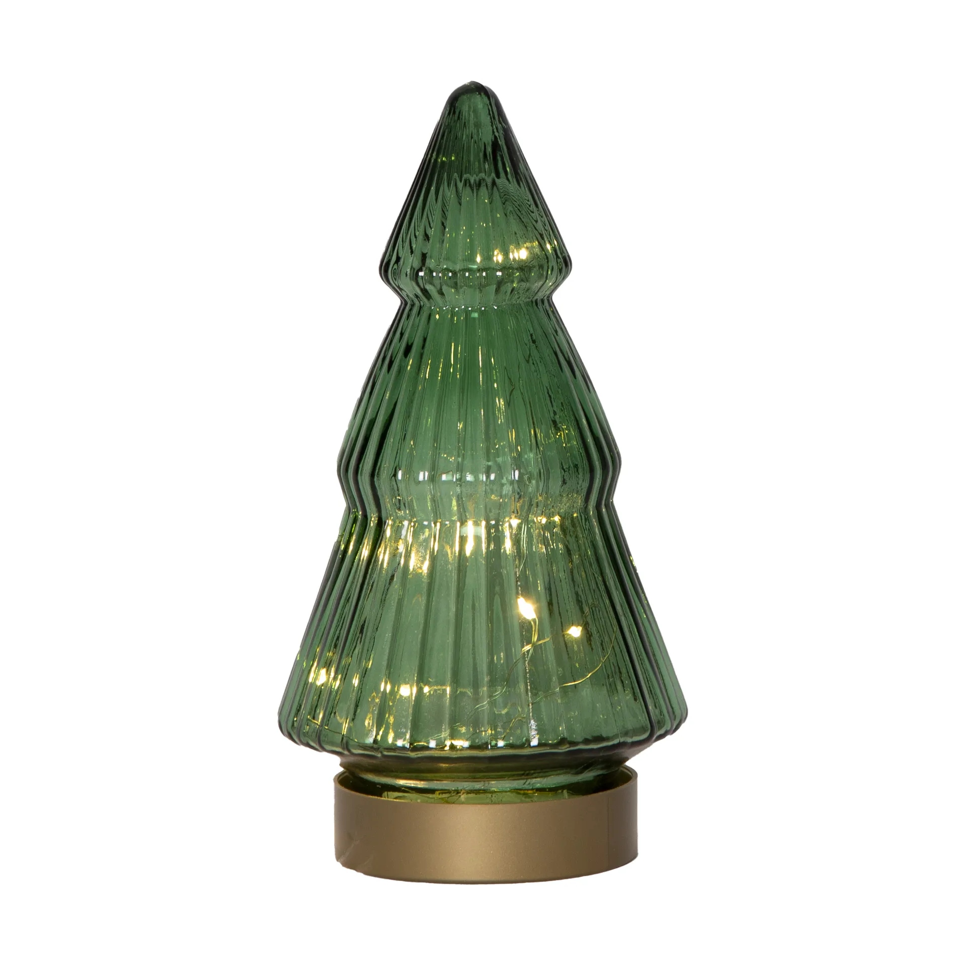 Verde Glasdekoration LED 20 cm, Grün Star Trading