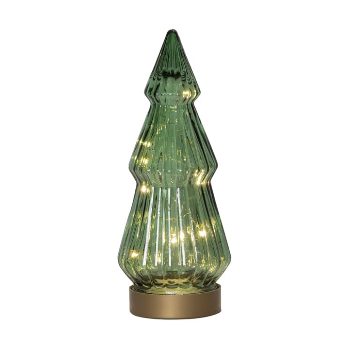 Verde glass decoration LED 24 cm - Green - Star Trading