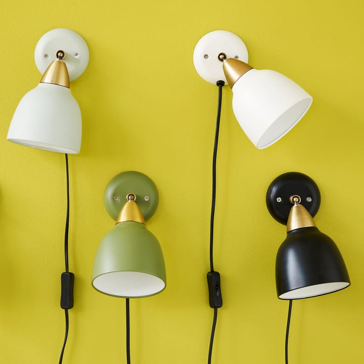 Urban wall lamp short arm, matte real black (black) Superliving