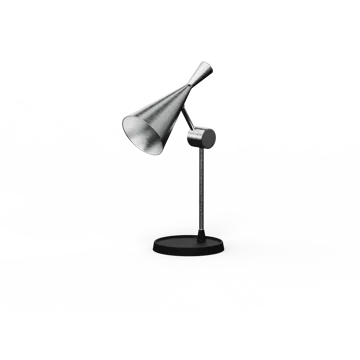 Beat table lamp 53 cm - Unbeaten aluminium - Tom Dixon