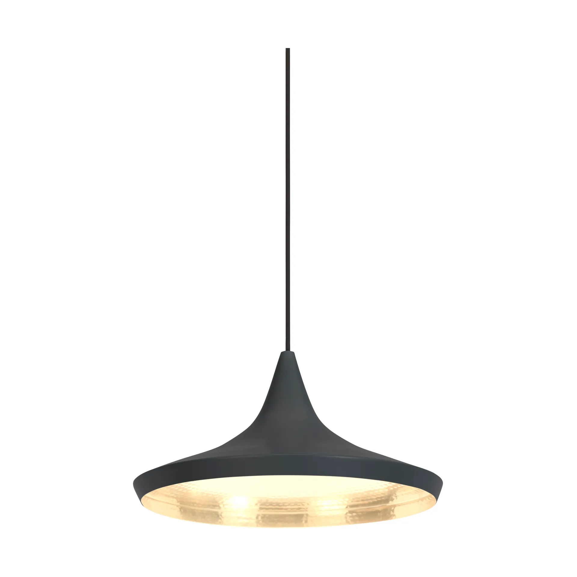 Beat Wide pendant LED Ø36 cm, Black Tom Dixon