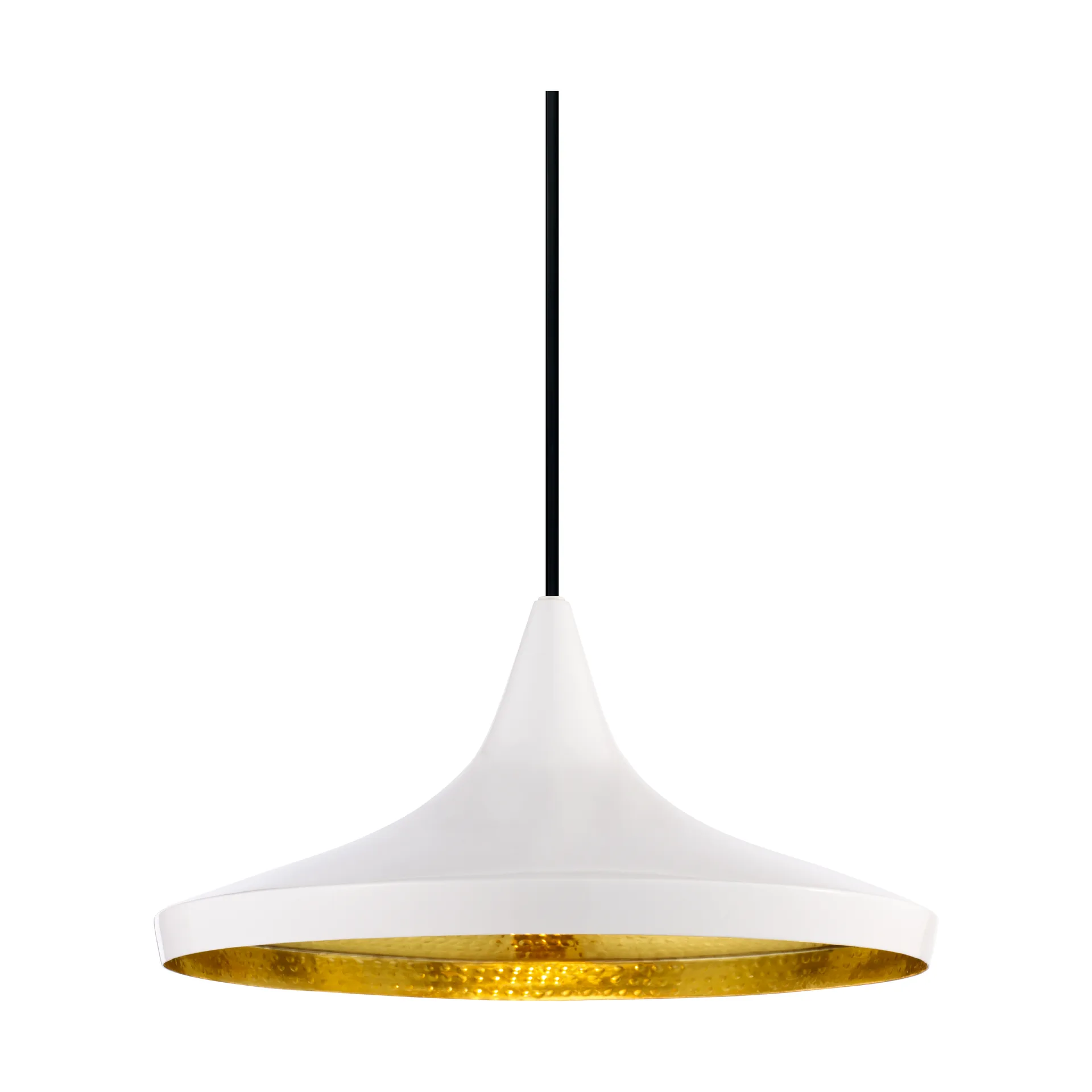 Beat Wide pendant LED Ø36 cm, White Tom Dixon