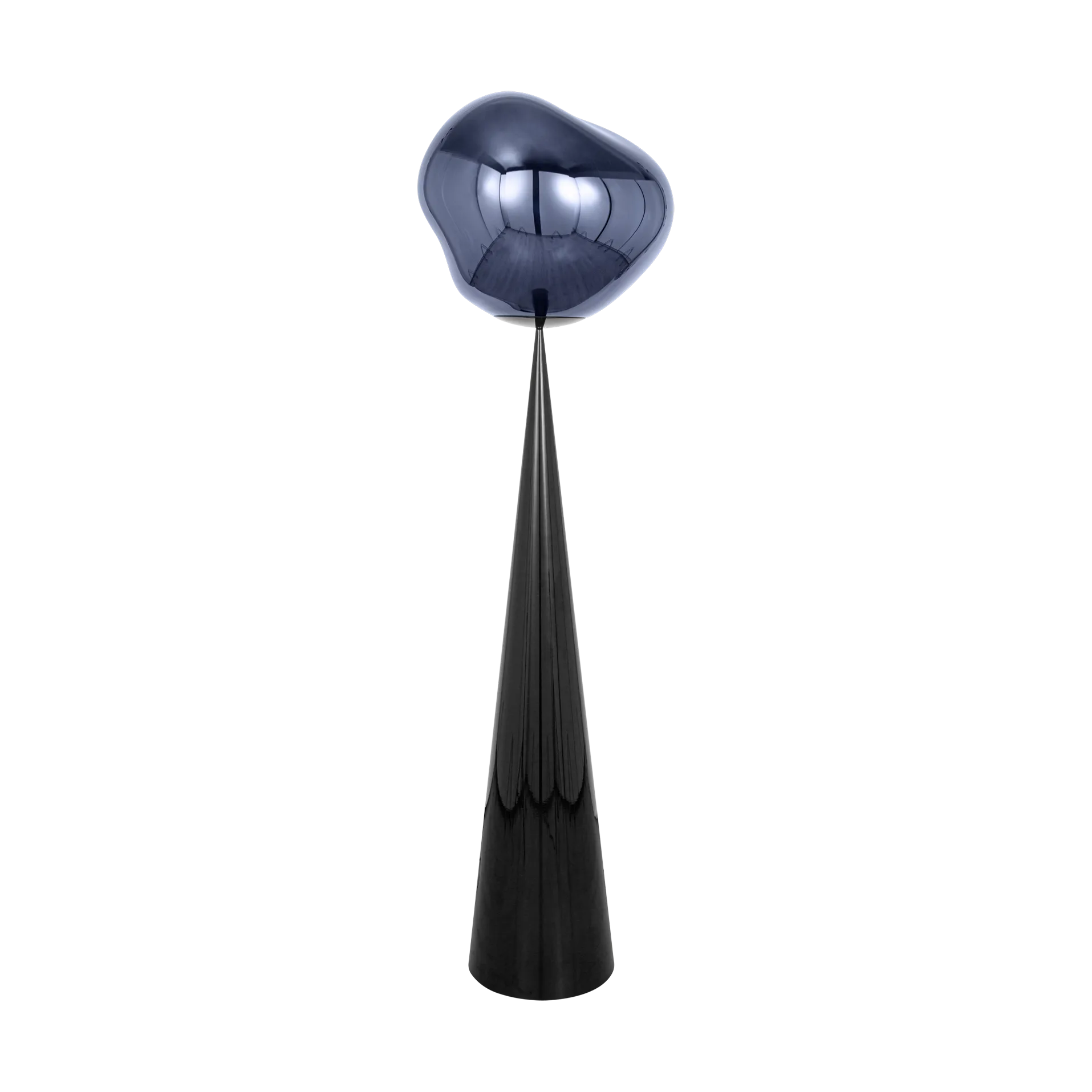 Melt Cone fat golvlampa LED 174,5 cm, Smoke Tom Dixon