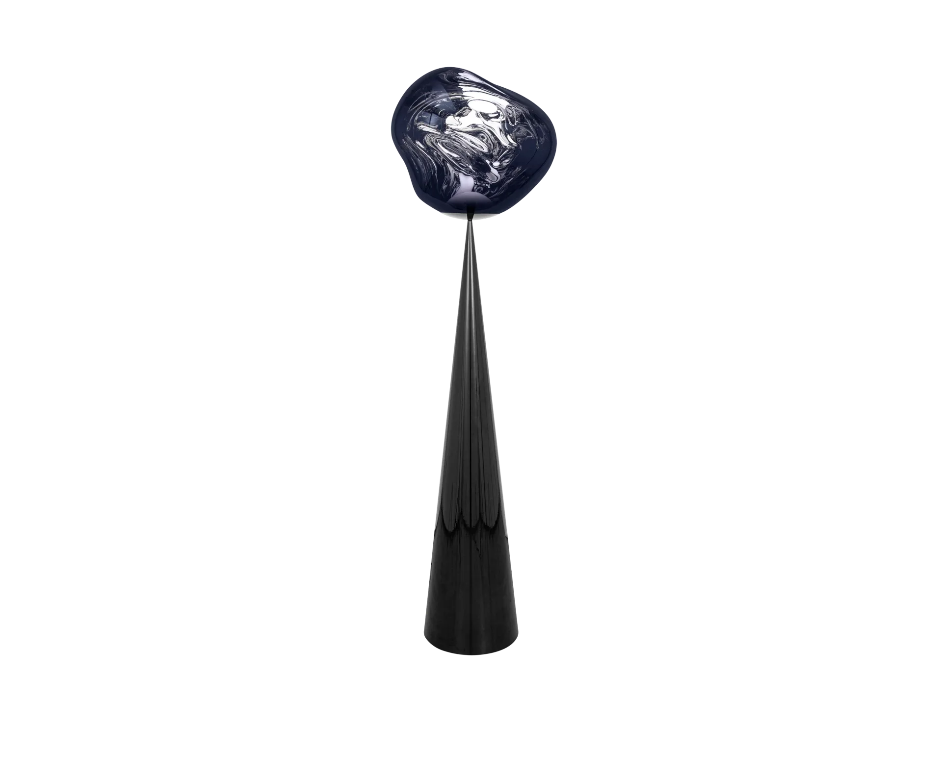 Melt Cone fat golvlampa LED 174,5 cm, Smoke Tom Dixon