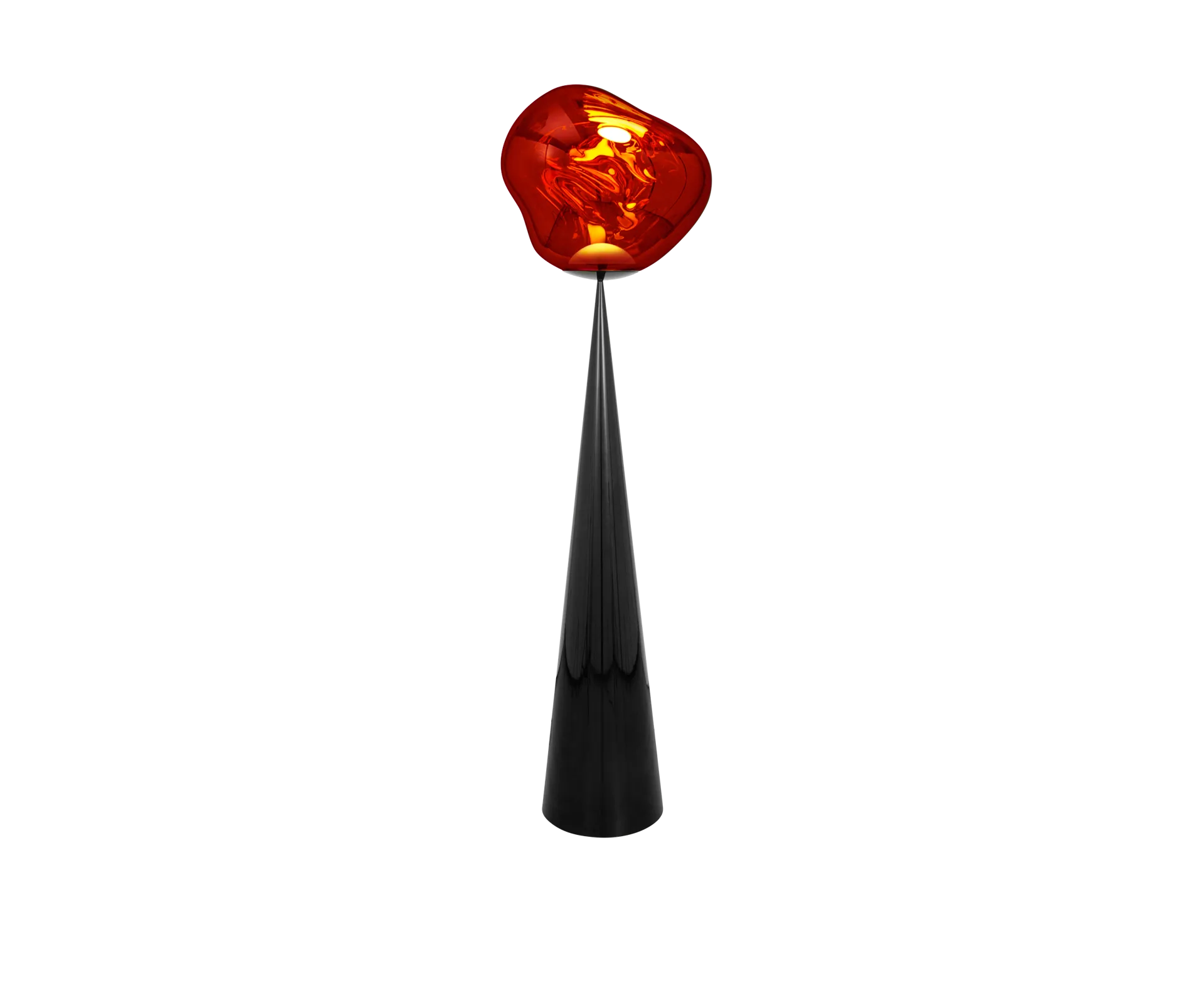 Melt Cone fat Stehleuchte LED 174,5 cm, Copper Tom Dixon
