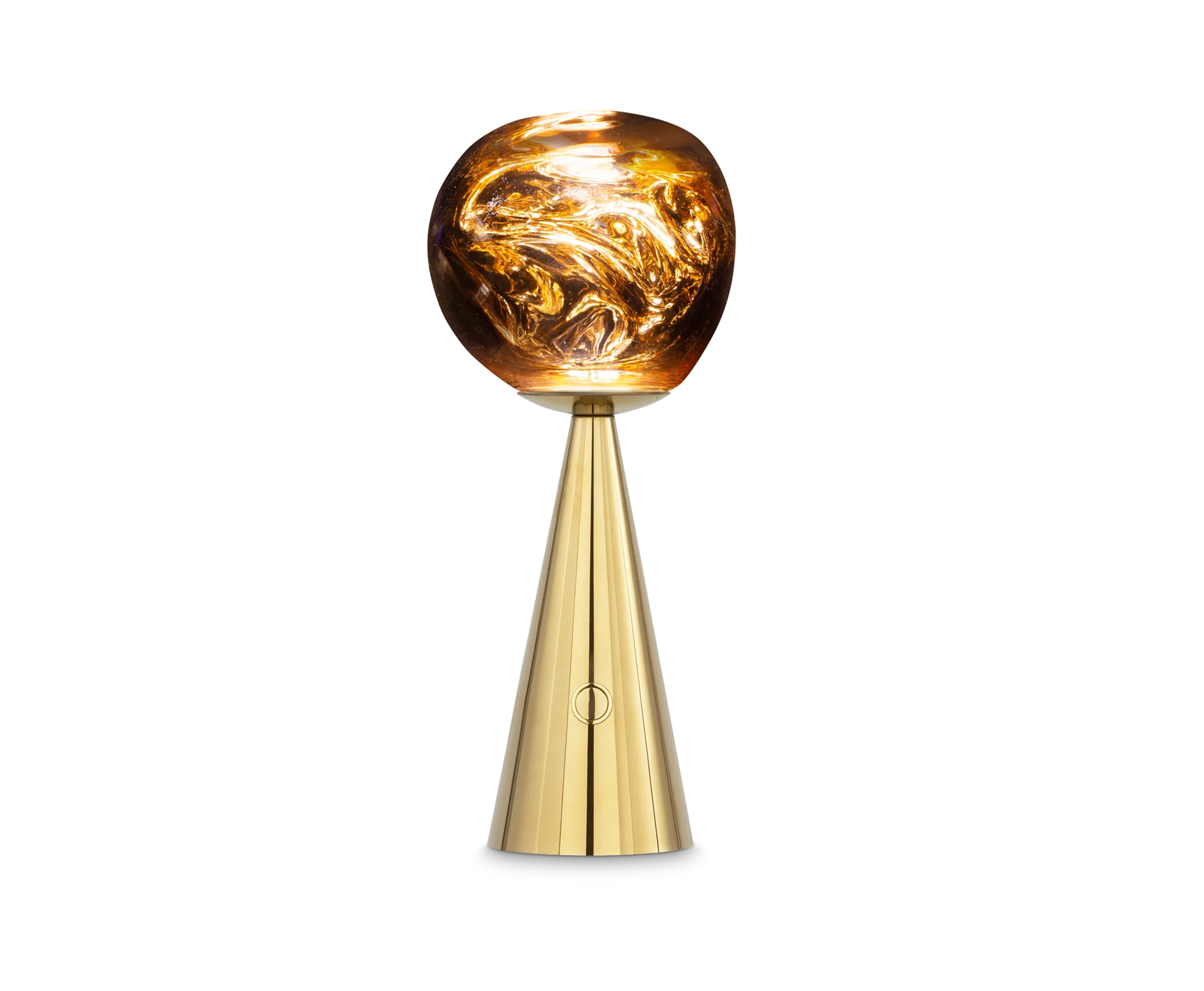Melt Portable bordslampa, Gold Tom Dixon