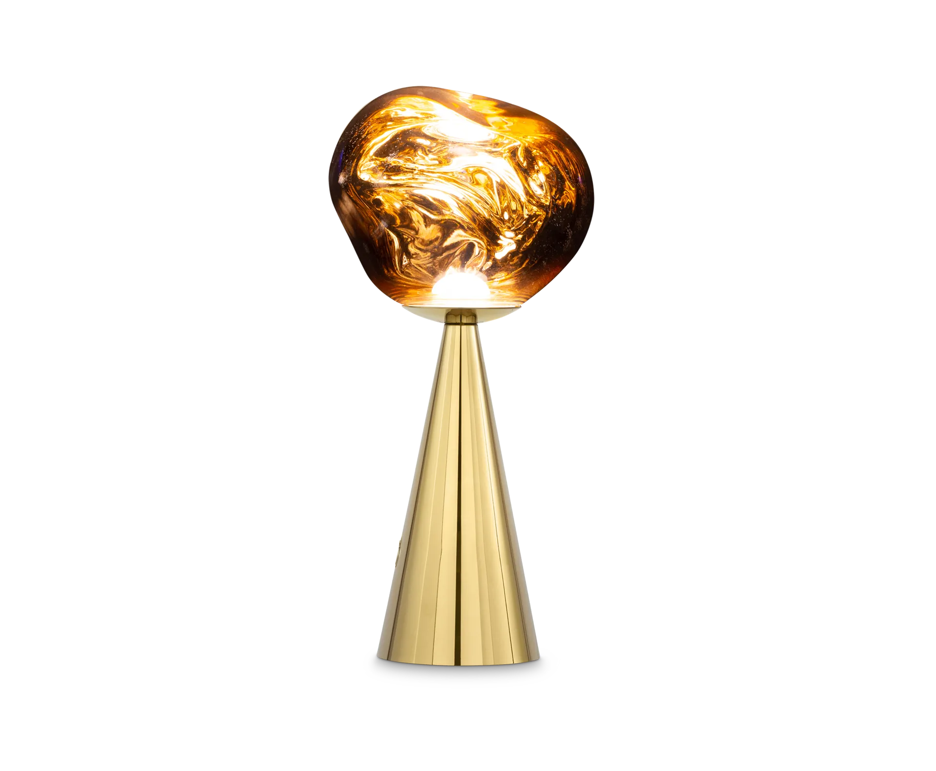 Melt Portable bordslampa, Gold Tom Dixon