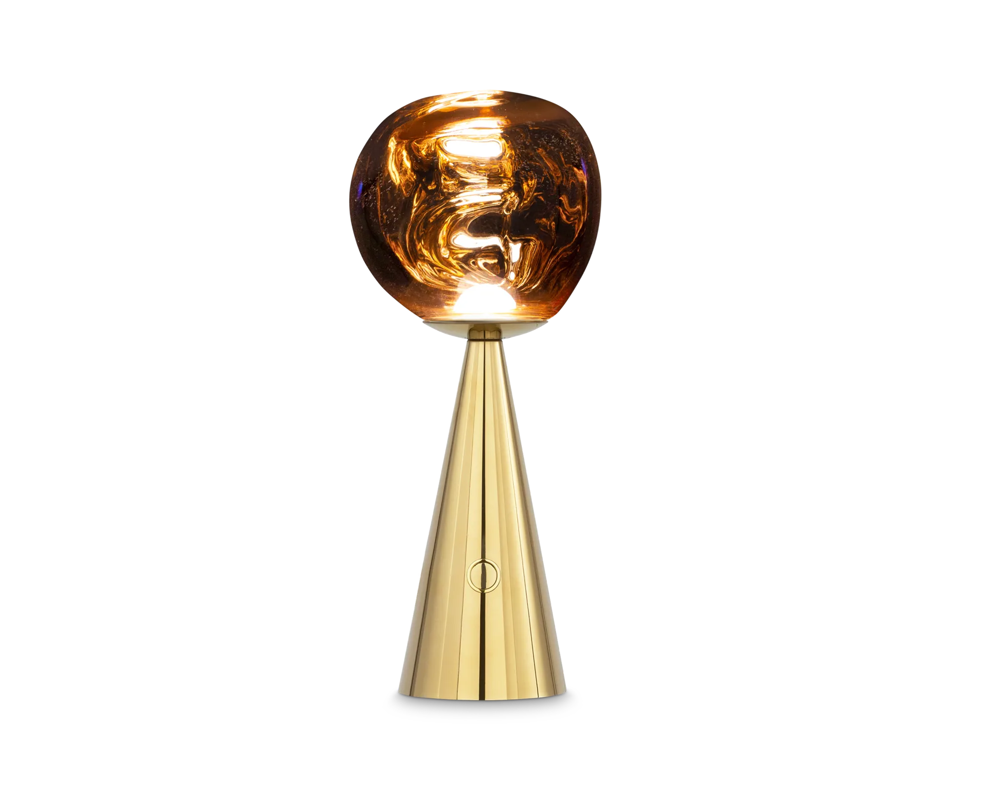 Melt Portable bordslampa, Gold Tom Dixon