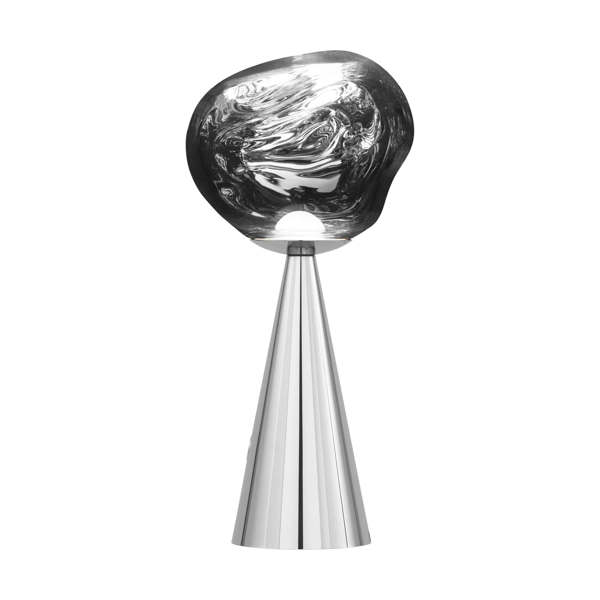 Melt Portable LED Tischleuchte 28,5cm, Silver Tom Dixon