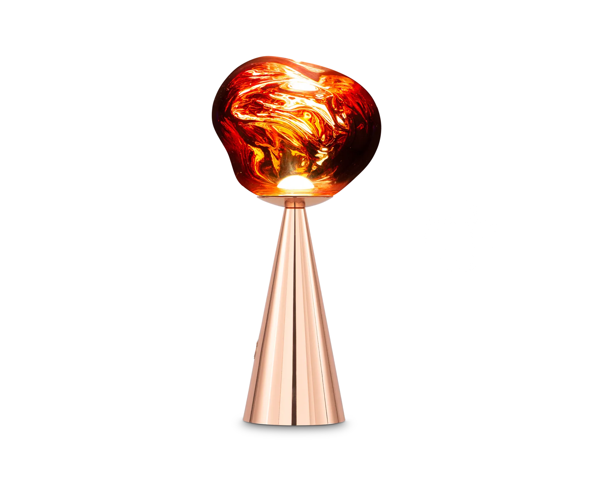 Melt Portable table lamp, Copper Tom Dixon