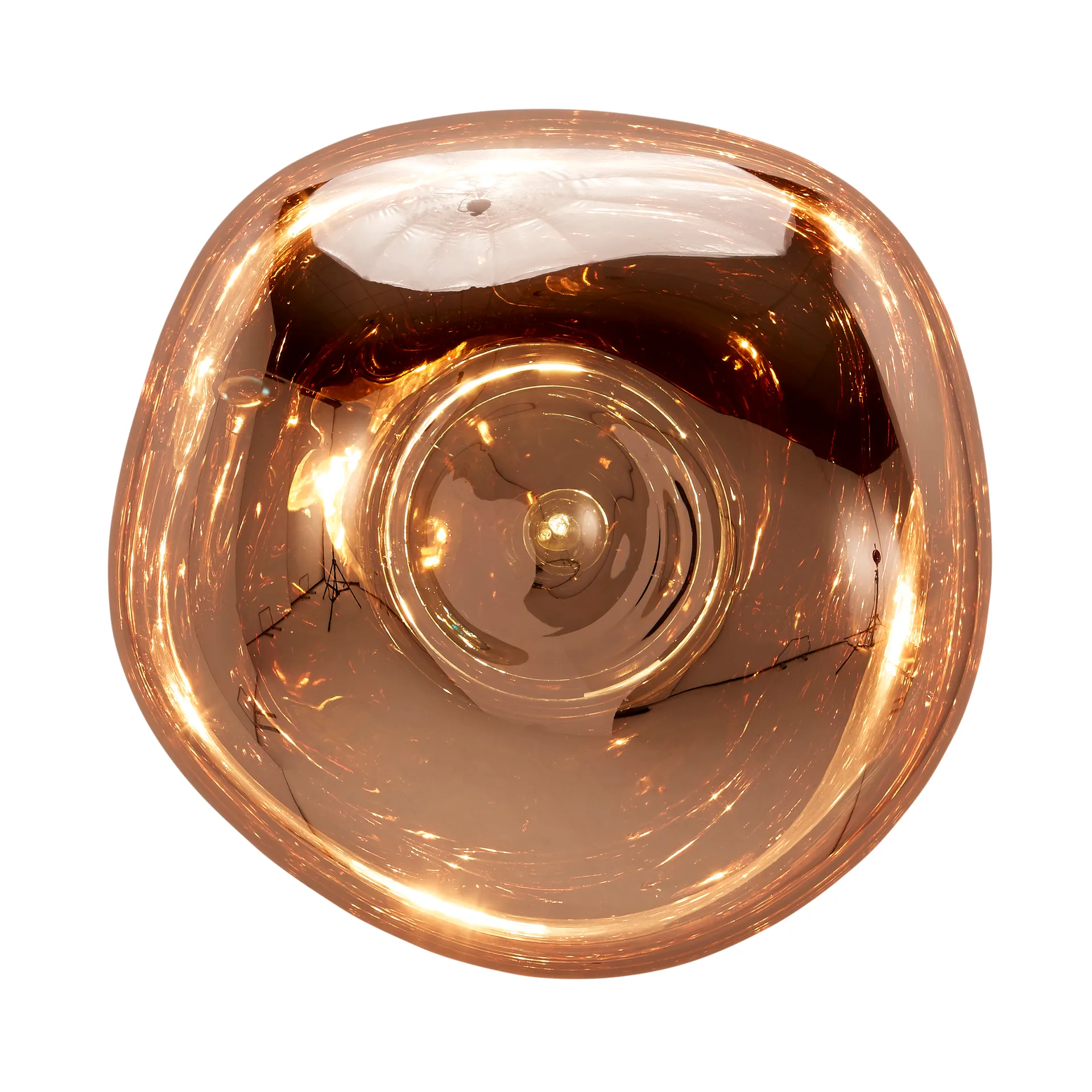 Melt Surface wall/ ceiling lamp LED, Copper Tom Dixon
