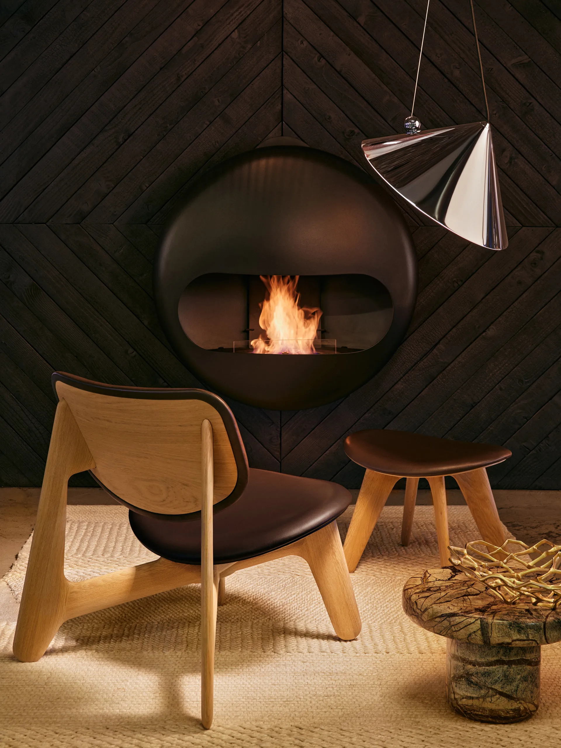 Pose pendel, Silver, Ø43x30 cm Tom Dixon