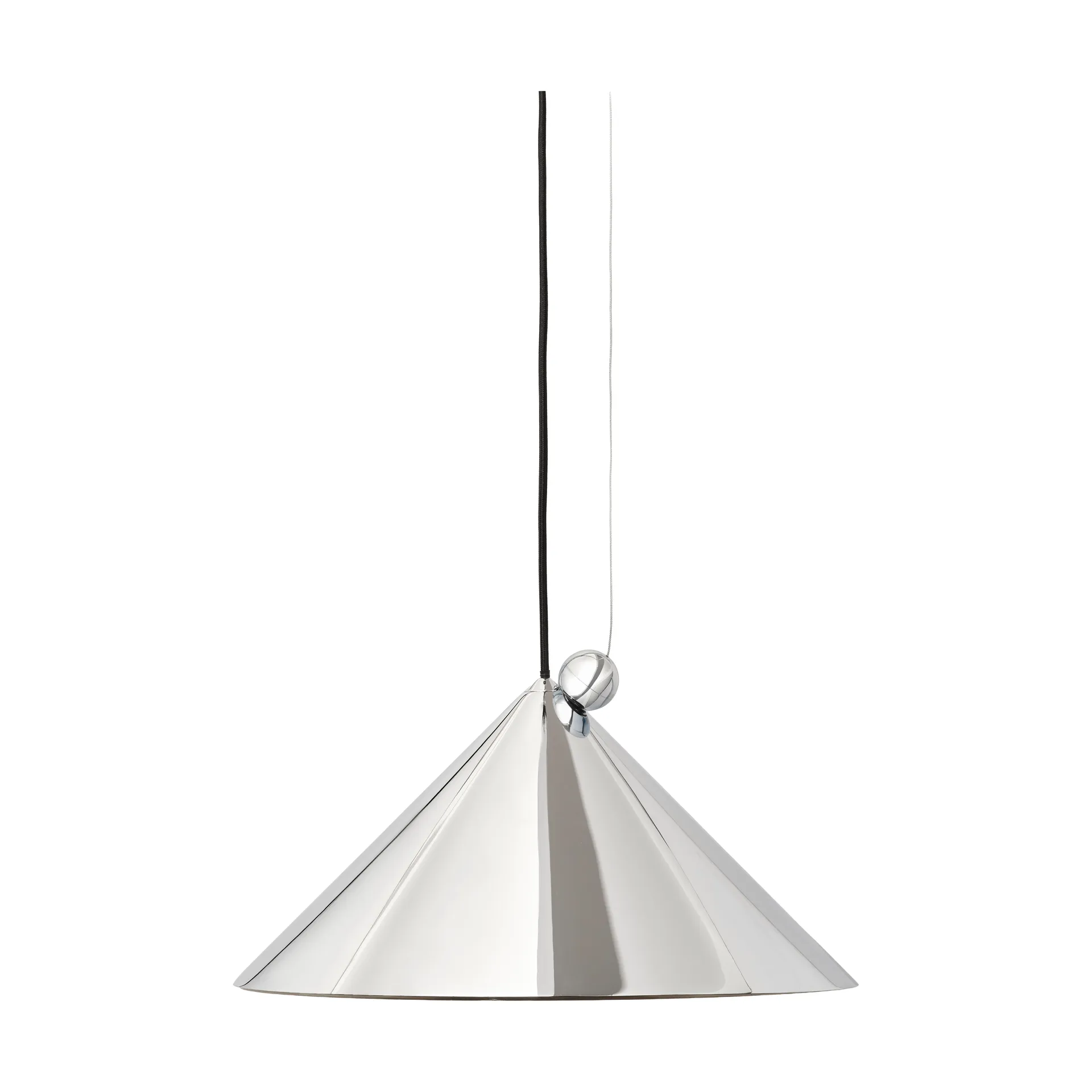 Pose Pendelleuchte, Silver, Ø43x30 cm Tom Dixon