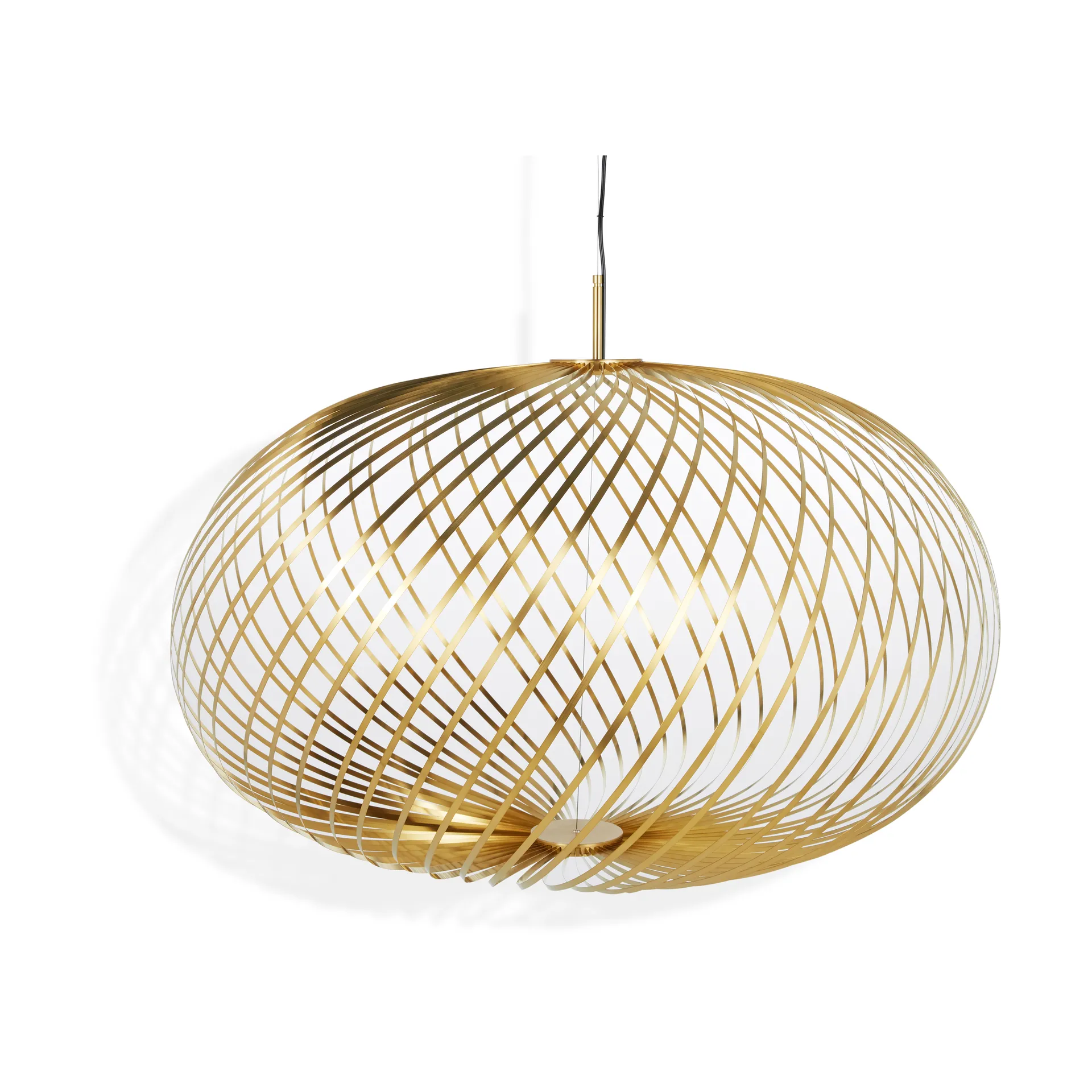 Spring pendant LED brass, Large Tom Dixon