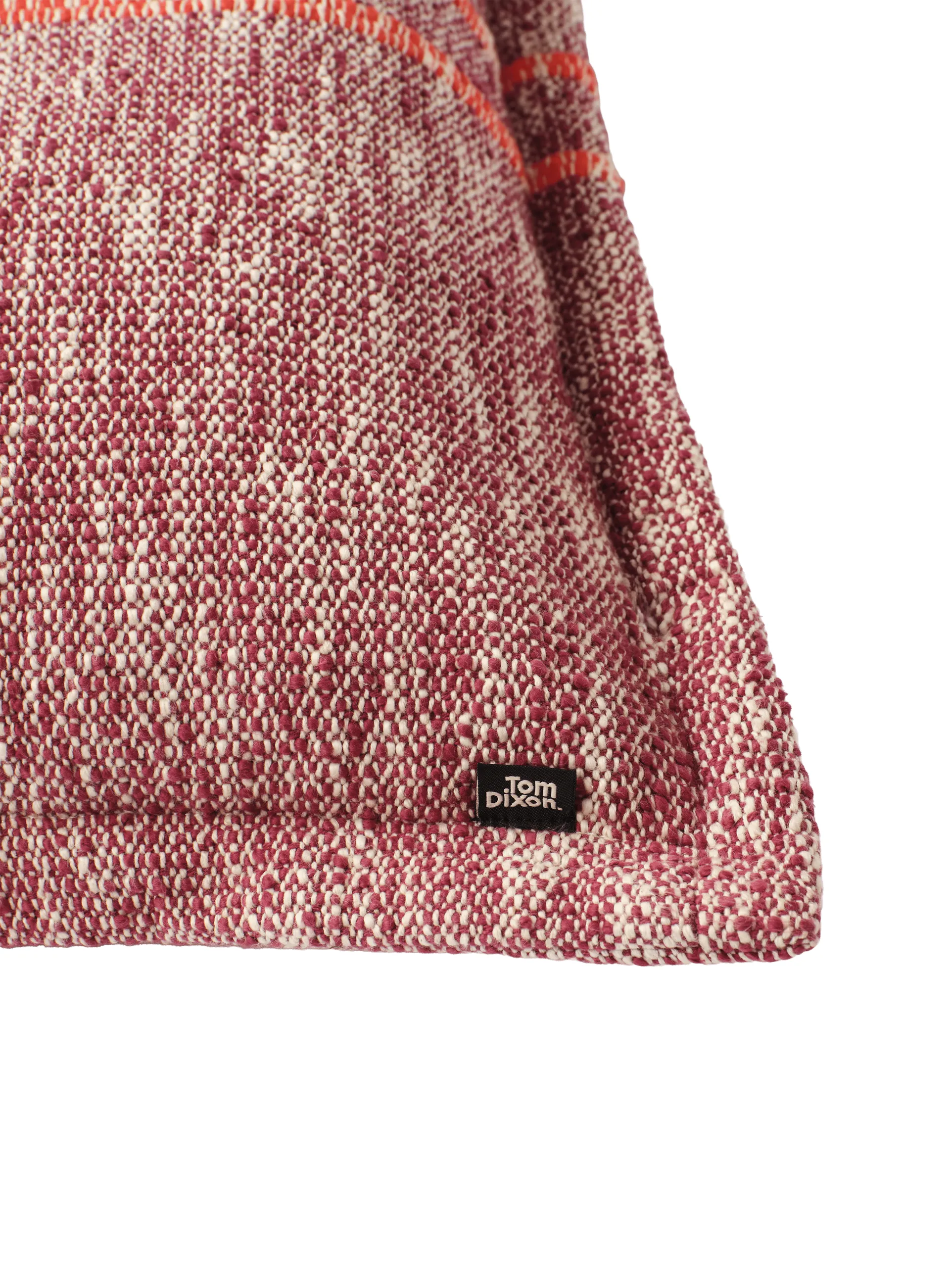 Track decorative cushion, Burgundy, 56x56 cm Tom Dixon