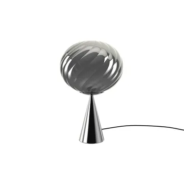 Whirl cone fat bordslampa - Silver - Tom Dixon