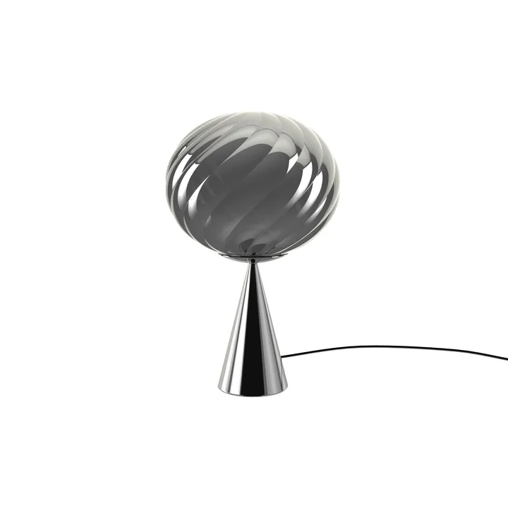 Whirl cone Tablett Tischleuchte - Silber - Tom Dixon
