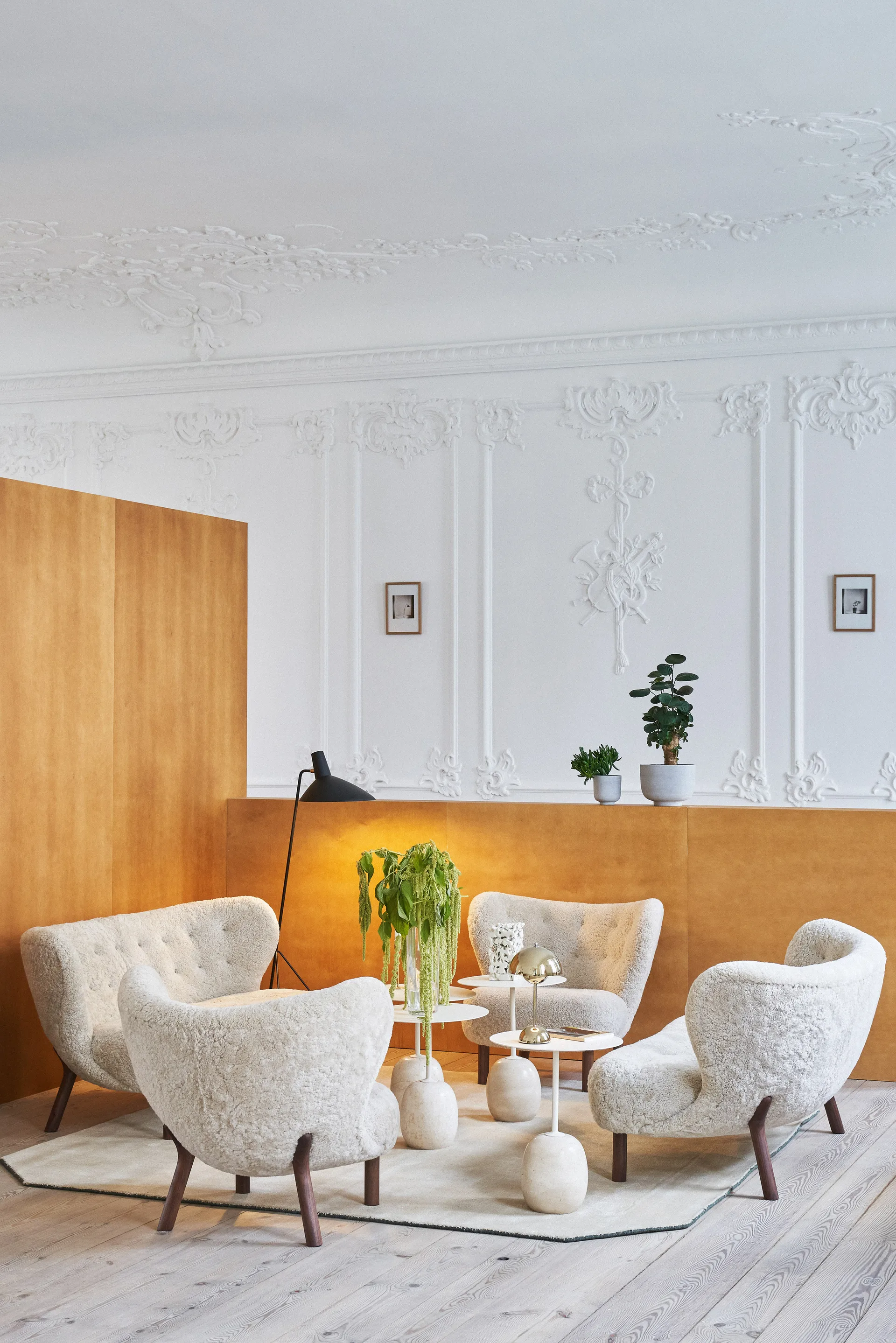 Flowerpot portabel bordslampa VP9, Brass &Tradition