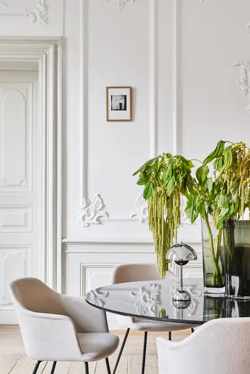 Flowerpot portabel bordslampa VP9 - Chrome - &Tradition