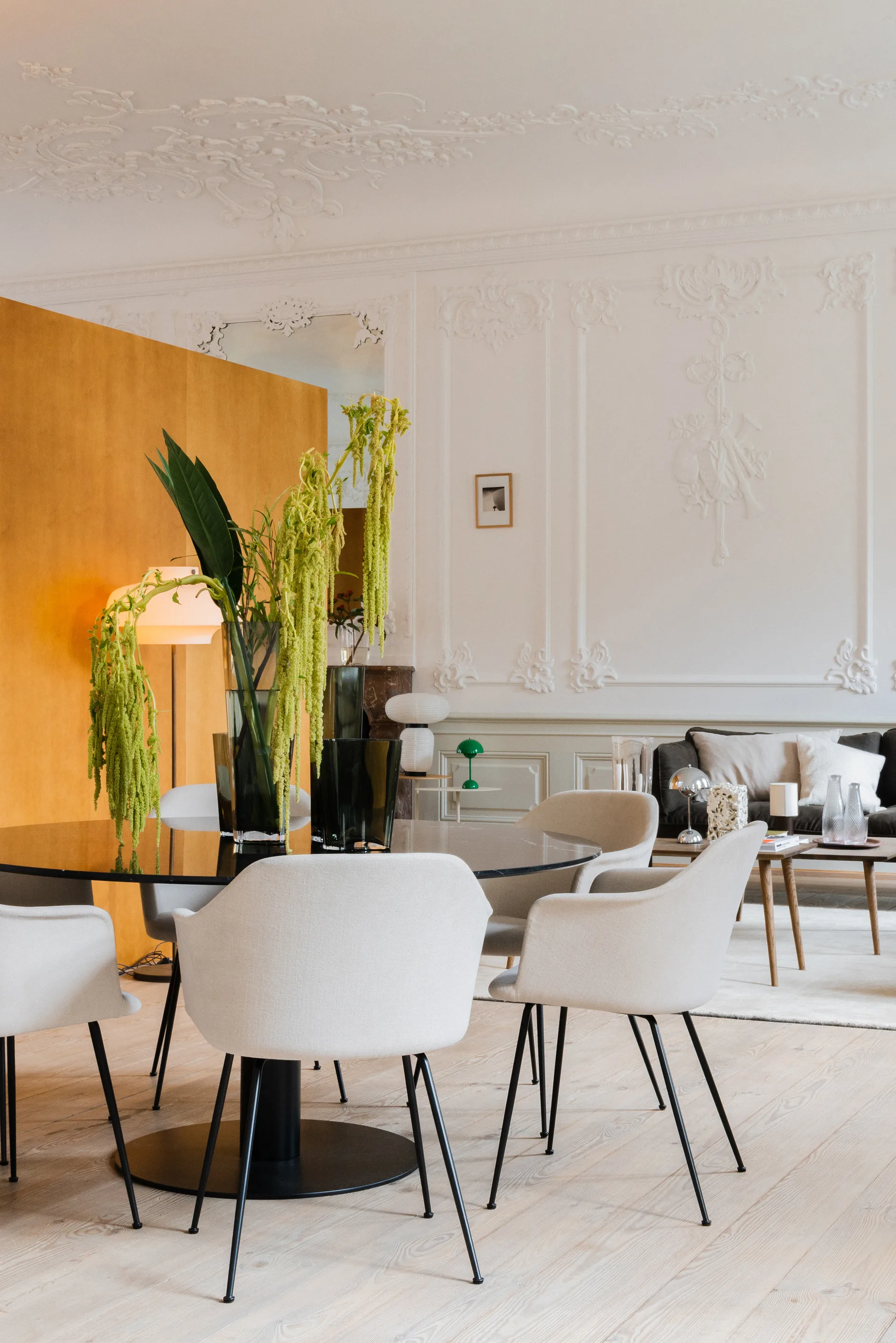 Flowerpot portabel bordslampa VP9, Chrome &Tradition