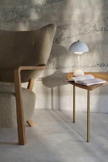 Flowerpot portabel bordslampa VP9 - matt vit - &Tradition