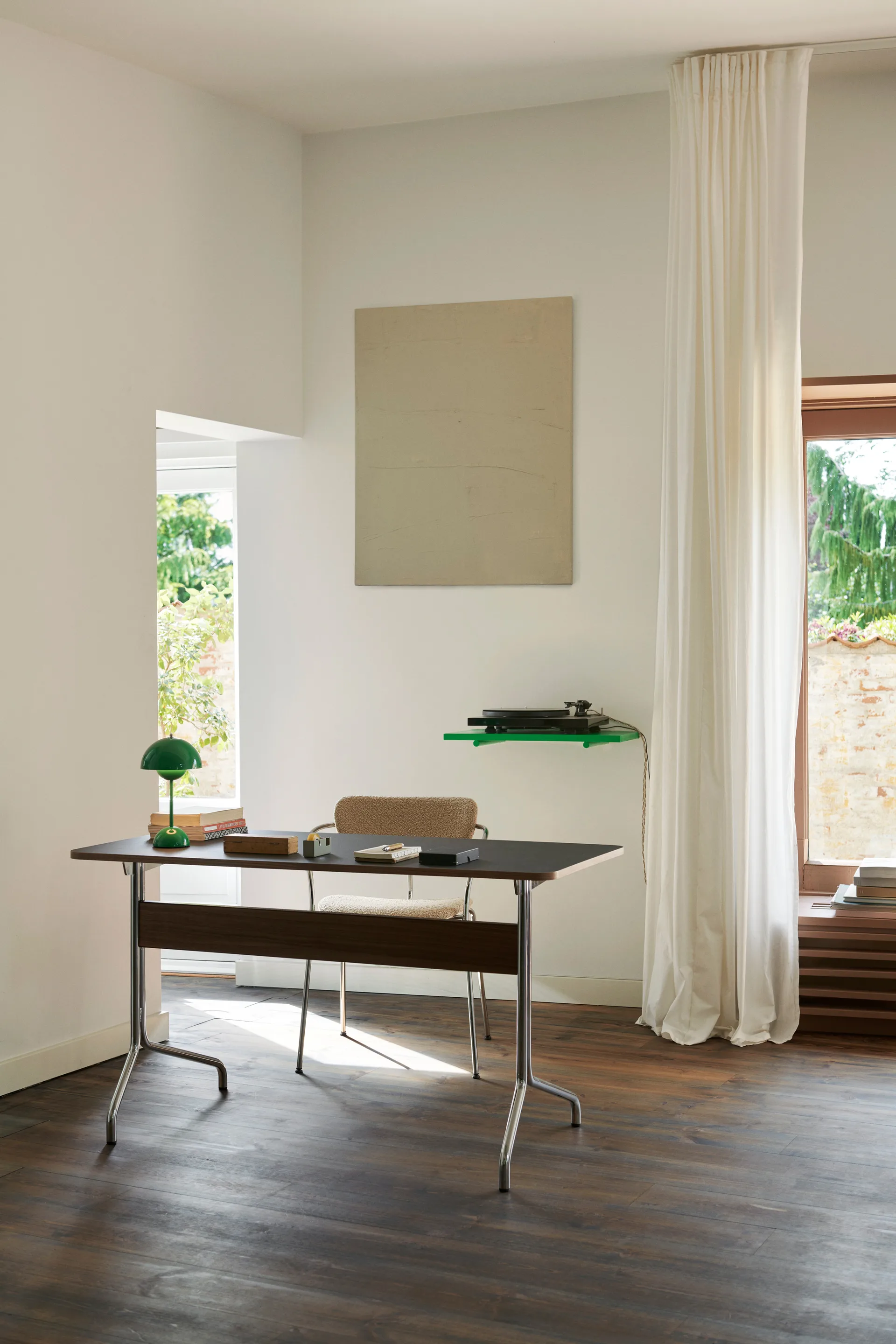 Flowerpot portabel bordslampa VP9, Signal green &Tradition