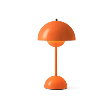 Flowerpot portable table lamp VP9 - Zesty orange - &Tradition