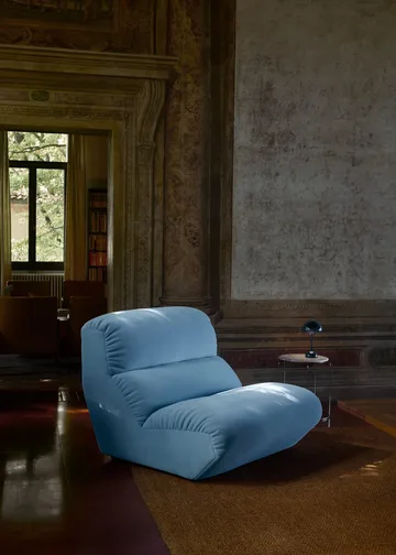 Flowerpot portable Tischleuchte VP9 - Steel blue - &Tradition