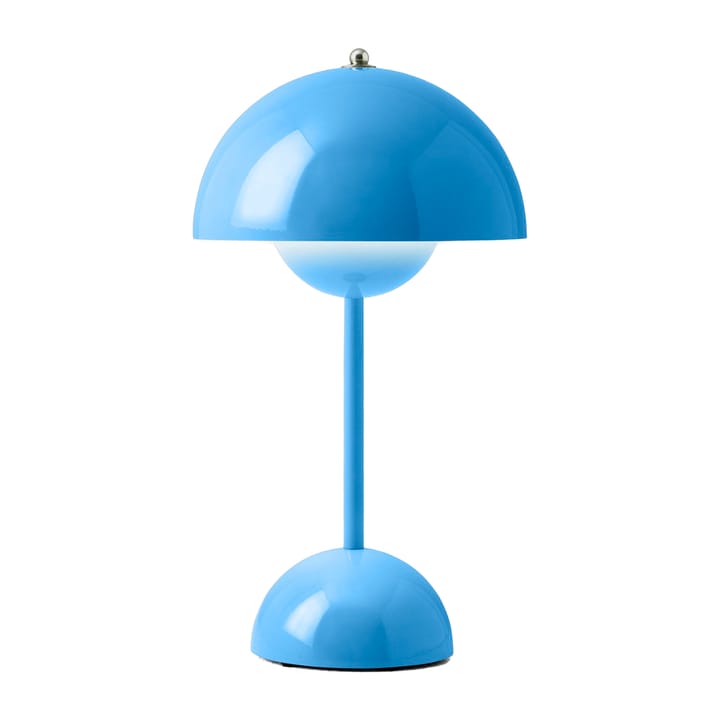 Flowerpot portable Tischleuchte VP9, Swim blue &Tradition