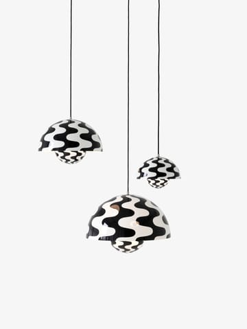 Flowerpot VP1 pendant lamp - Black-white pattern - &Tradition
