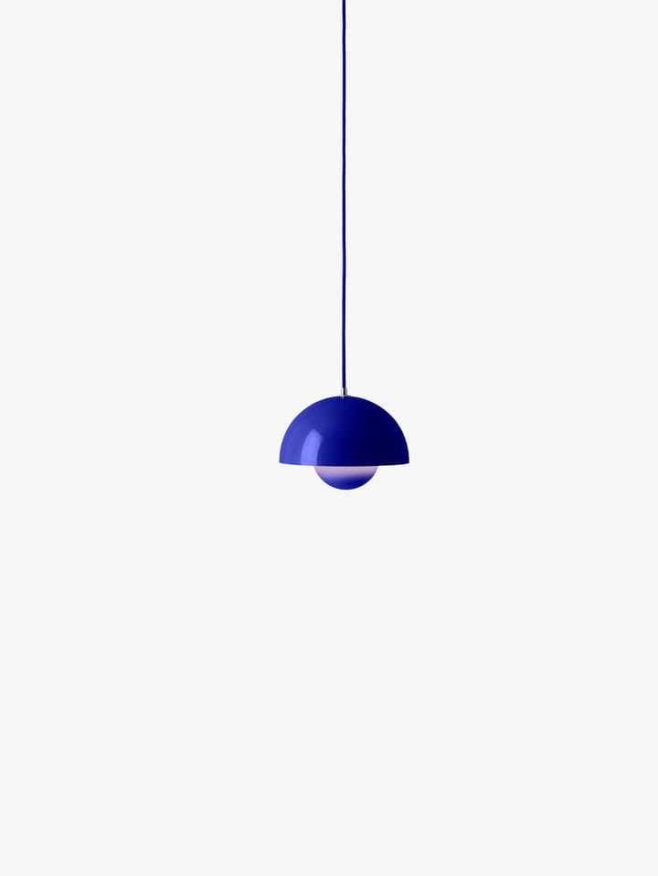 Flowerpot VP1 pendant lamp, Cobalt blue &Tradition
