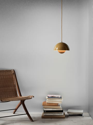 Flowerpot VP1 pendant lamp - mustard yellow - &Tradition