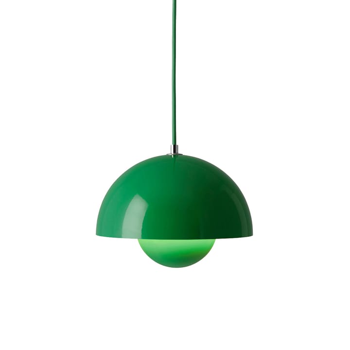 Flowerpot VP1 pendant lamp, Signal green &Tradition
