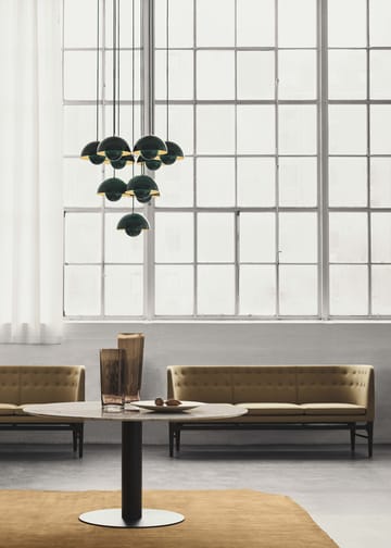 Flowerpot VP1 pendant lamp - Stone blue - &Tradition