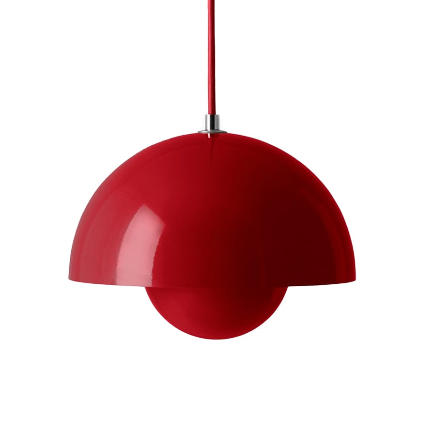 &Tradition Flowerpot VP1 pendant lamp Vermilion red