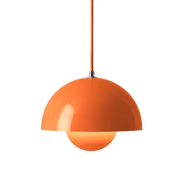Flowerpot VP1 pendant lamp - Zesty orange - &Tradition