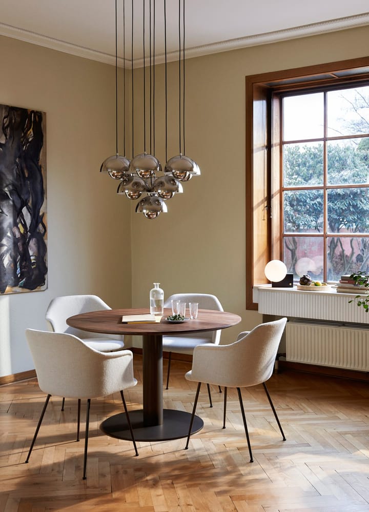 Flowerpot VP1 Pendelleuchte, Chrome-plated &Tradition