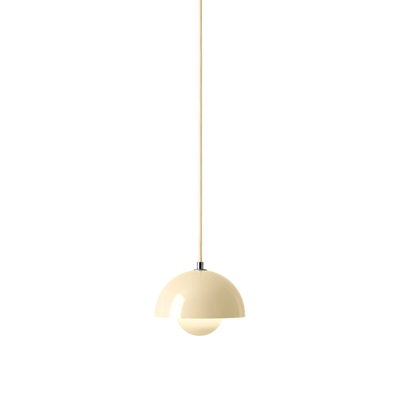 Flowerpot VP10 pendant lamp, Ivory &Tradition