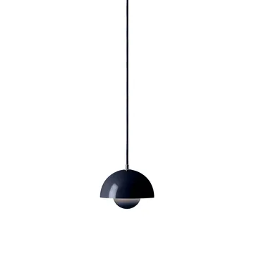 Flowerpot VP10 pendant lamp - Steel blue - &Tradition