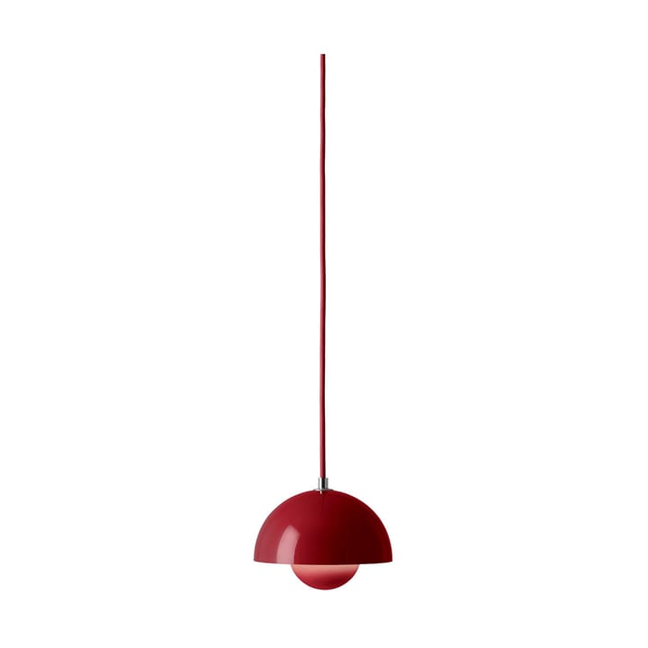 Flowerpot VP10 pendant lamp, Vermilion red &Tradition