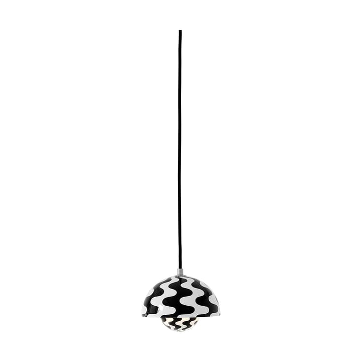 Flowerpot VP10 Pendelleuchte, Black-white &Tradition