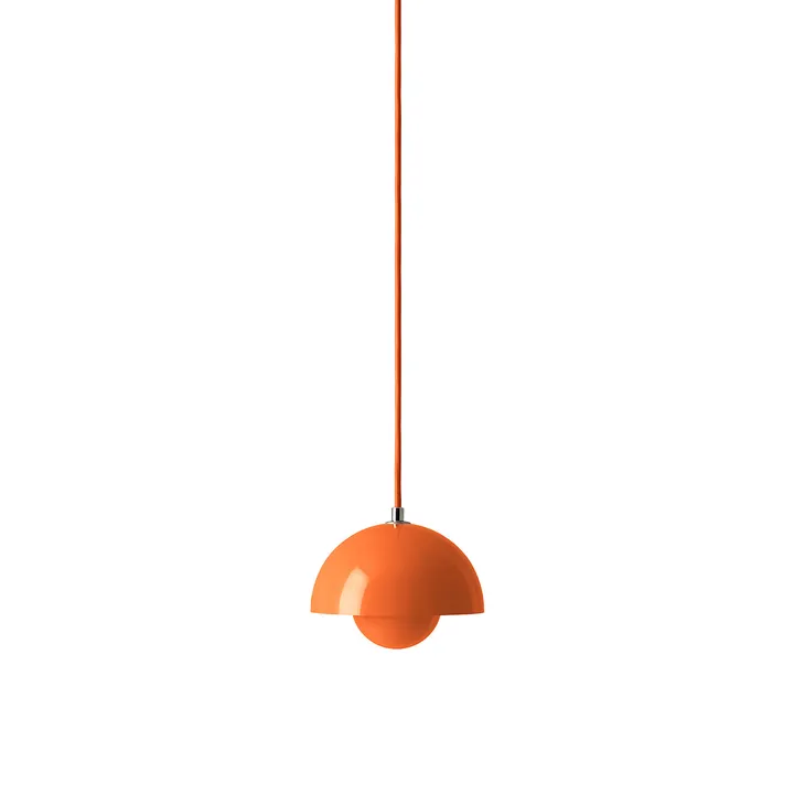 Flowerpot VP10 Pendelleuchte - Zesty orange - &Tradition
