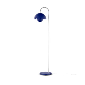 Flowerpot VP12 floor lamp - Cobalt blue - &Tradition