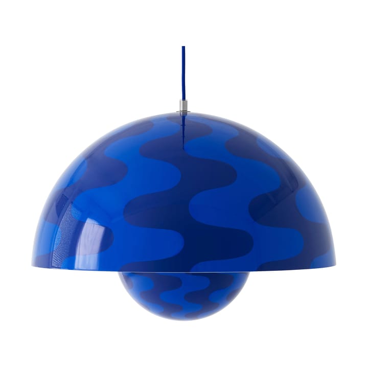 Flowerpot VP2 Big Pendelleuchte - Cobalt blue-Twilight blue - &Tradition
