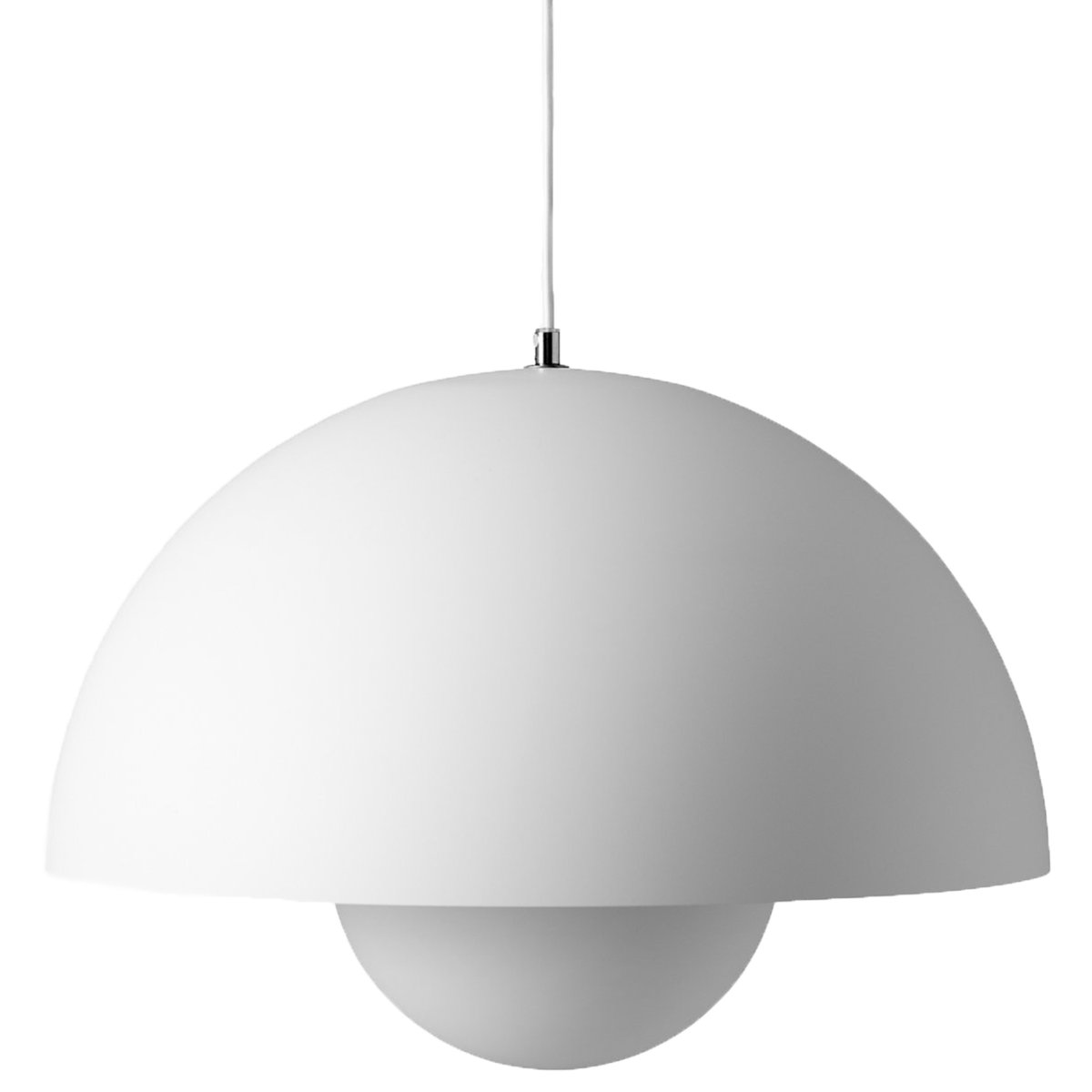 &Tradition Flowerpot VP2 pendant lamp big matte light grey