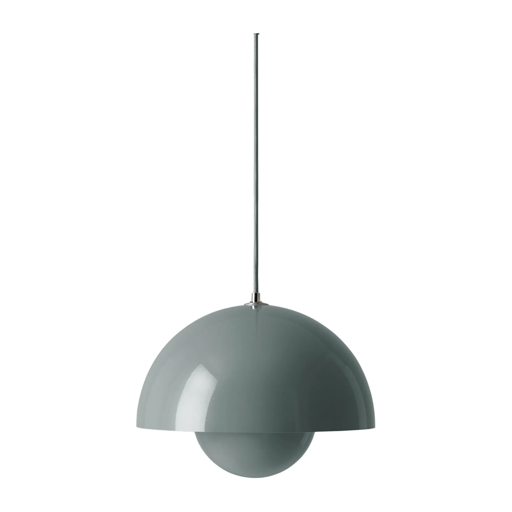Flowerpot VP2 pendant lamp big, Stone blue &Tradition