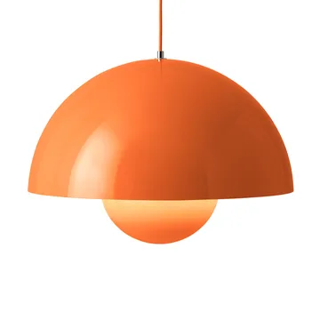 Flowerpot VP2 pendant lamp big - Zesty orange - &Tradition