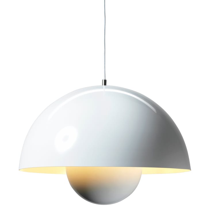 Flowerpot VP2 pendel stor, vit &Tradition